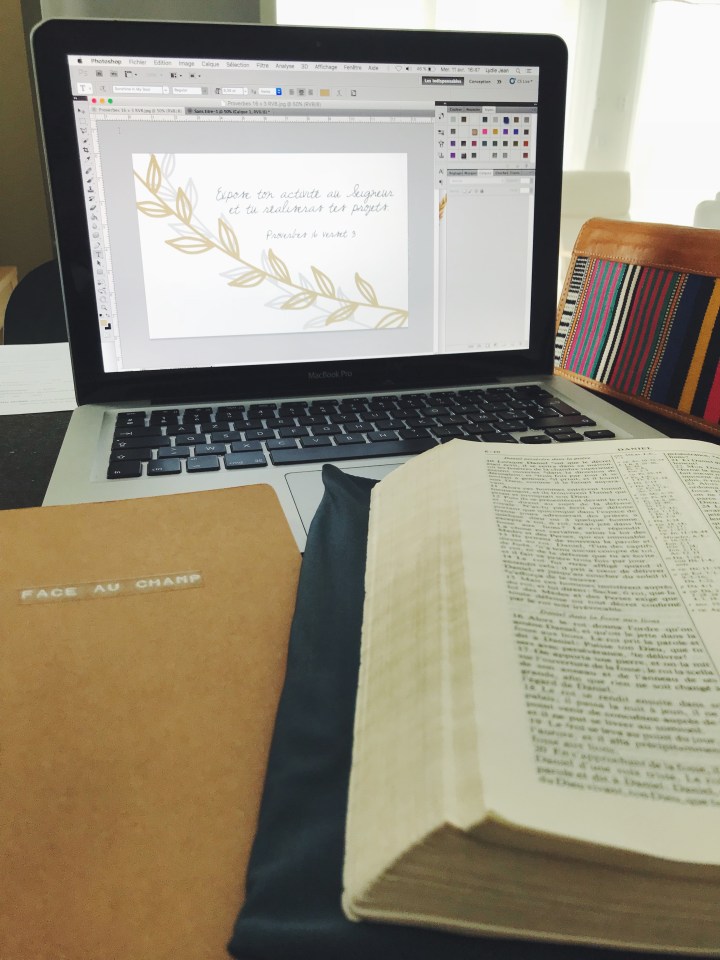 Face au champ blog ordinateur work in progress bible verset carte verset