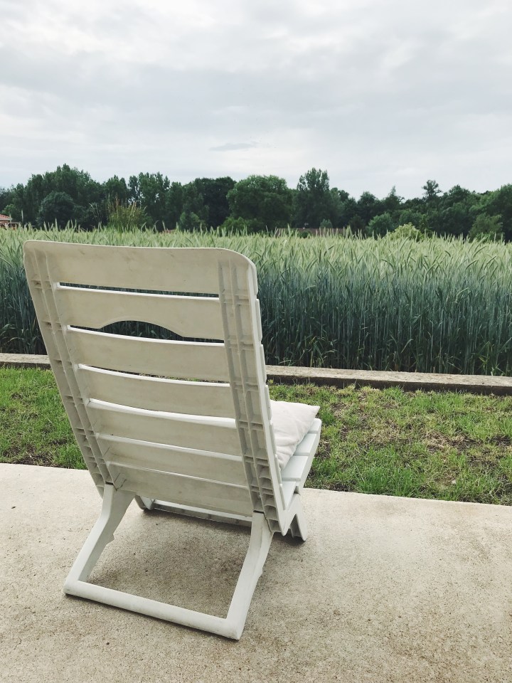 face au champ chaise inspiration lifestyle Jésus mon mentor